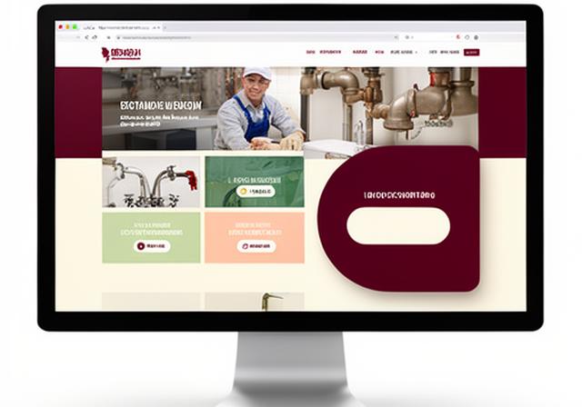 Updated plumbing company homepage with clear service cards and prominent call button